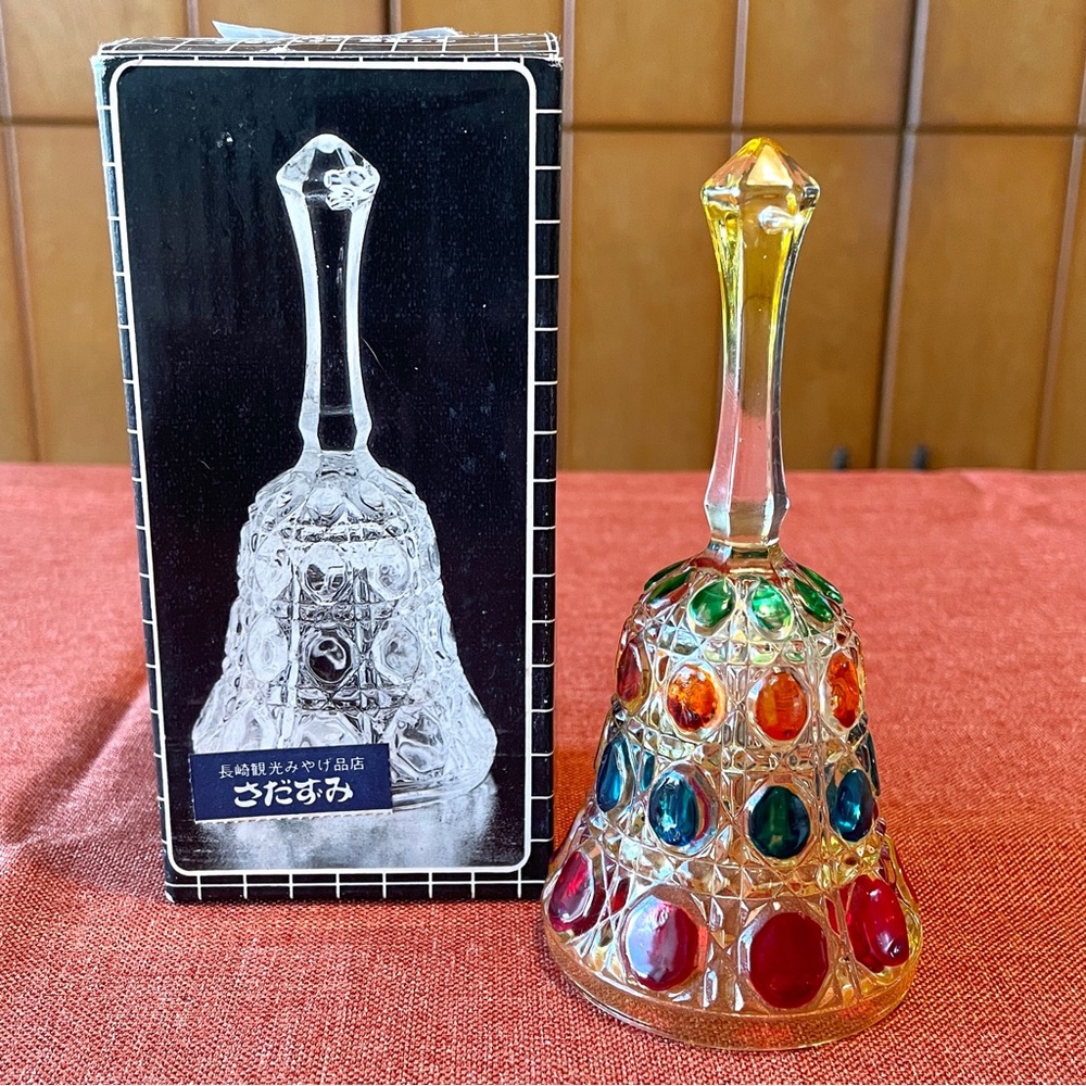 Vintage 24% Lead Crystal Glass Bell